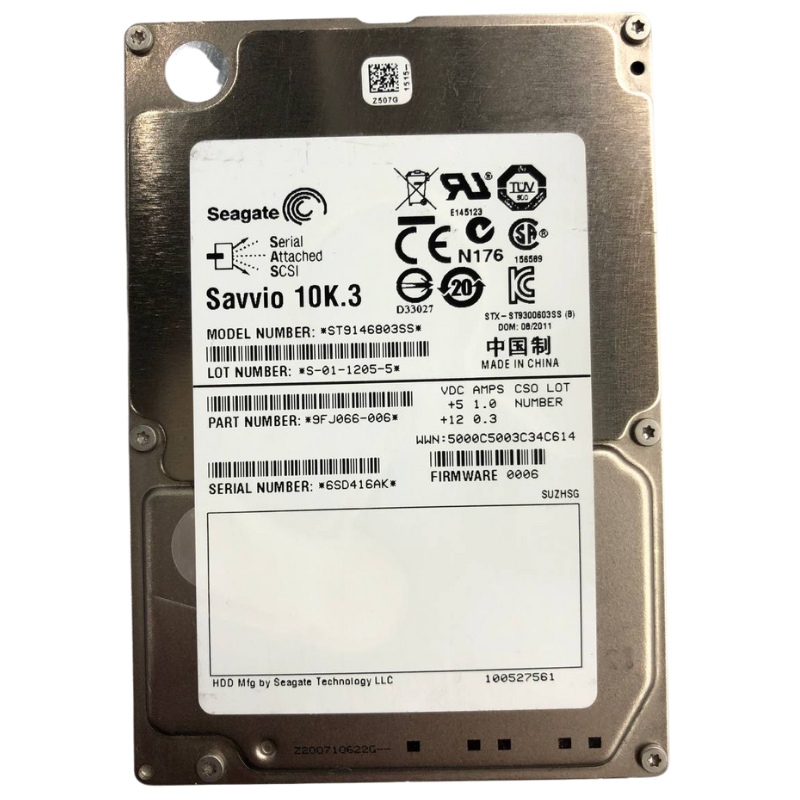 Disco Rígido Interno Seagate 146Gb 10K 2.5 SAS - 9FJ066-006 - Imagem 3
