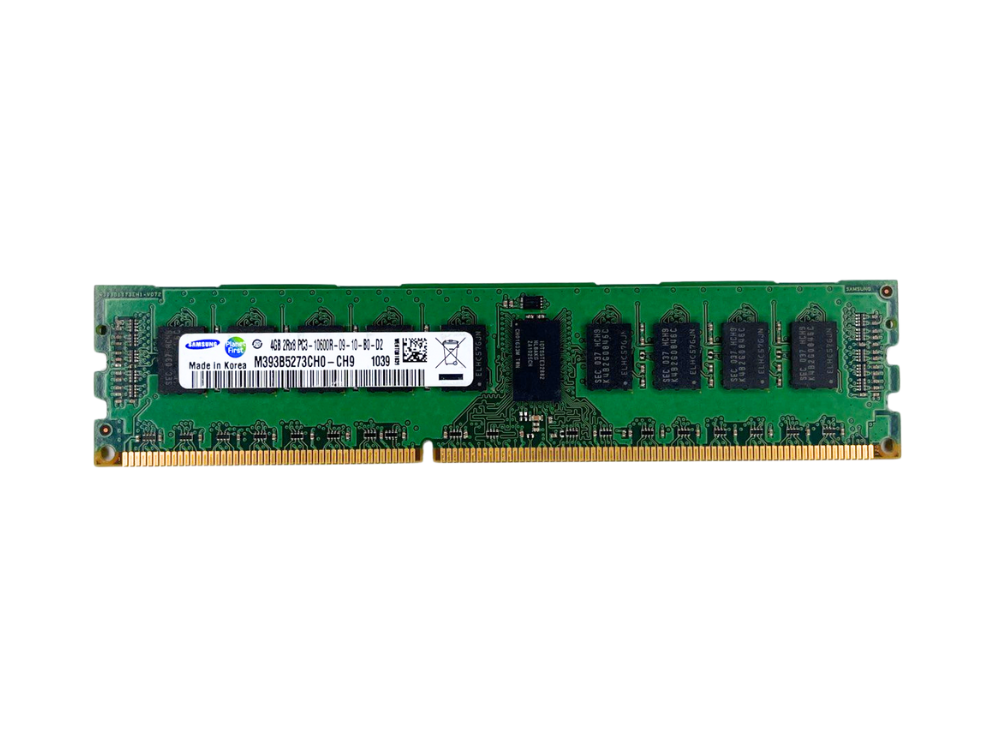 Memória Samsung PC3 10600R 4Gb 2Rx8 - M393B5273CH0-CH9