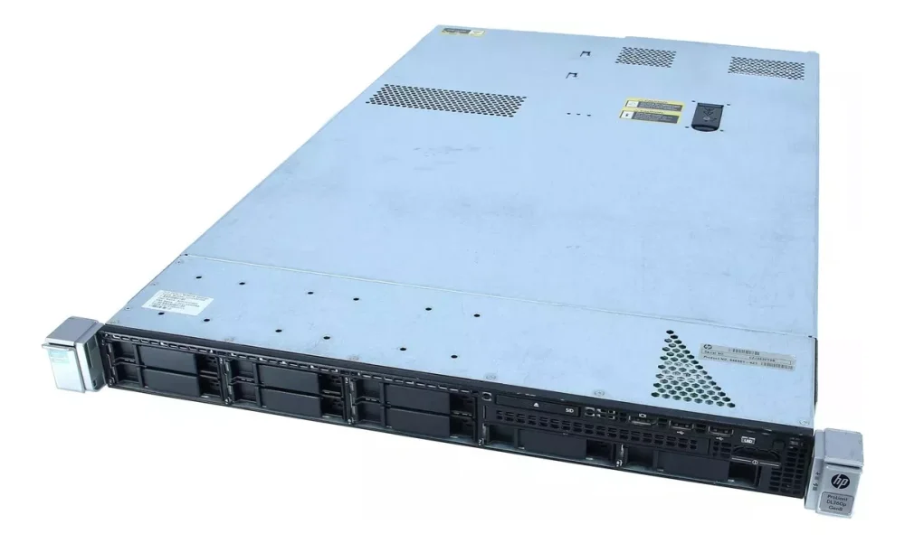 Servidor HP DL360P g8 8 baias 2.5 Dual Octacore 256gb 1.2tb