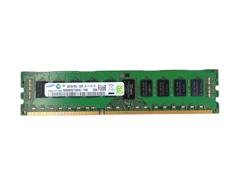 Memória Samsung PC3L 10600R 4Gb 2Rx8 - M393B5273DH0-YH9