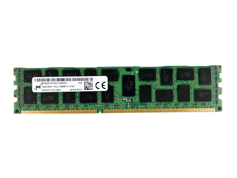 Memória Micron PC3L 12800R 16Gb 2Rx4 - MT36KSF2G72PZ-1G6N1KG