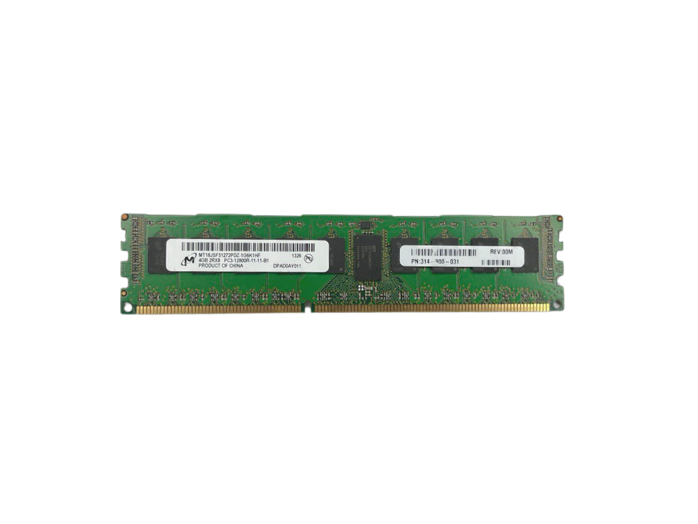 Memória Mícron PC3 12800R 4Gb 2Rx8 - MT18JSF51272PDZ-1G6K1HF