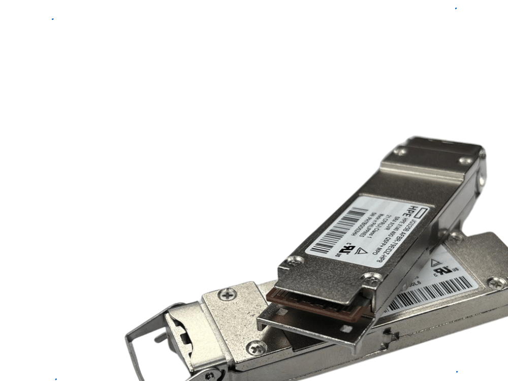 Alternative view of Gbic HPE QSFP+  AFBR-79EIDZ-HP8 40G 850nm 400m - JG325B