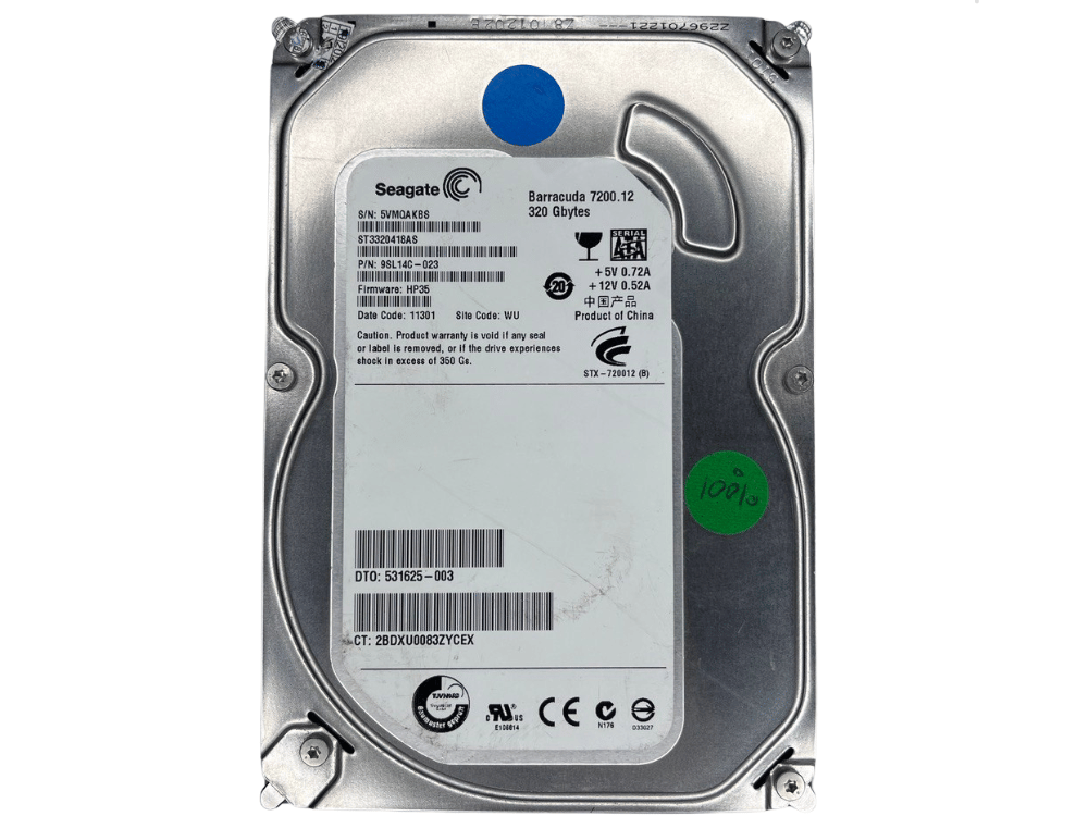 Disco Rígido Interno Seagate 320Gb 7.2 3.5 SATA - 9SL14C-023