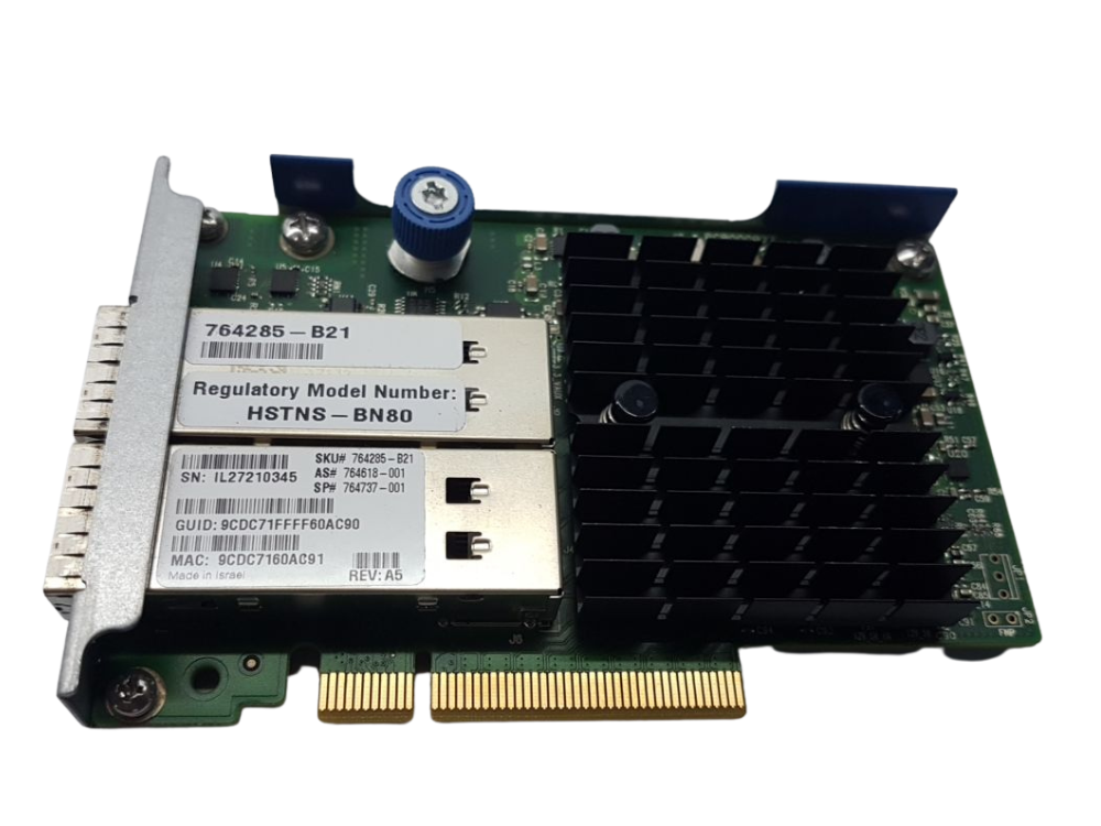 Alternative view of Placa de Rede QSFP HP HSTNS-BN80  40Gb 2 Porta - 764285-B21