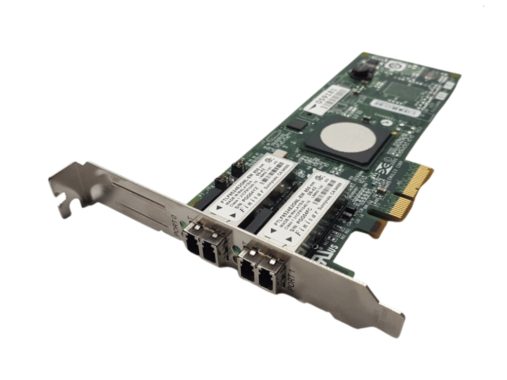 Placa de Rede SFP IBM Emulex LPE11002 4Gb 2 Porta - 10N7255