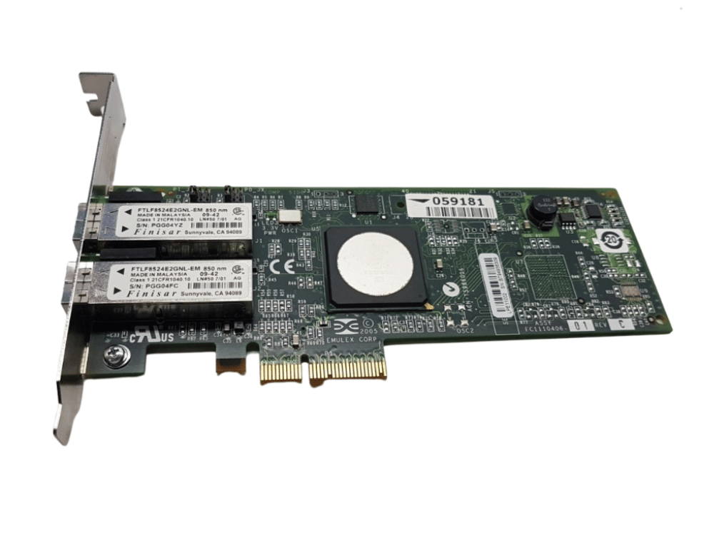 Alternative view of Placa de Rede SFP IBM Emulex LPE11002 4Gb 2 Porta - 10N7255