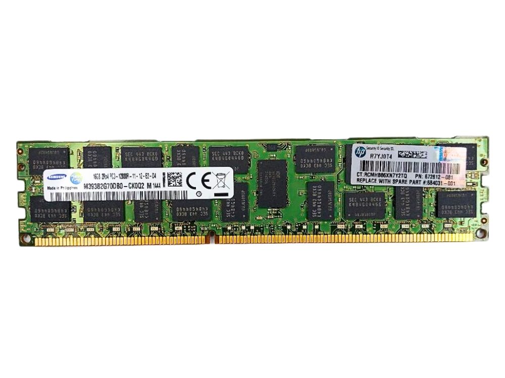 Alternative view of Memória Samsung PC3 12800R 16Gb 2Rx4 - M393B2G70DB0-CK0Q2