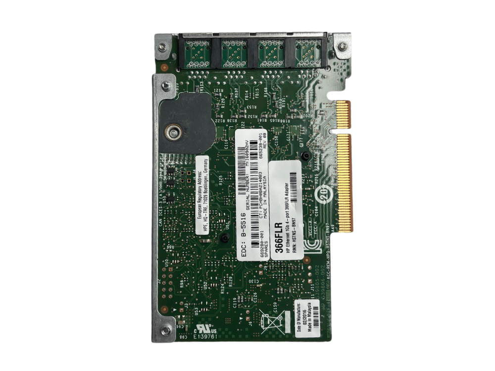 Alternative view of Placa de Rede RJ45 HP 366FLR 1Gb 4 Portas - HSTNS-BN97