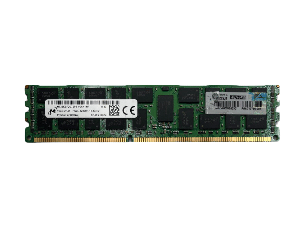 Memória Micron PC3L 12800R 16Gb 2Rx4 - MT36KSF2G72PZ-1G6N1MF