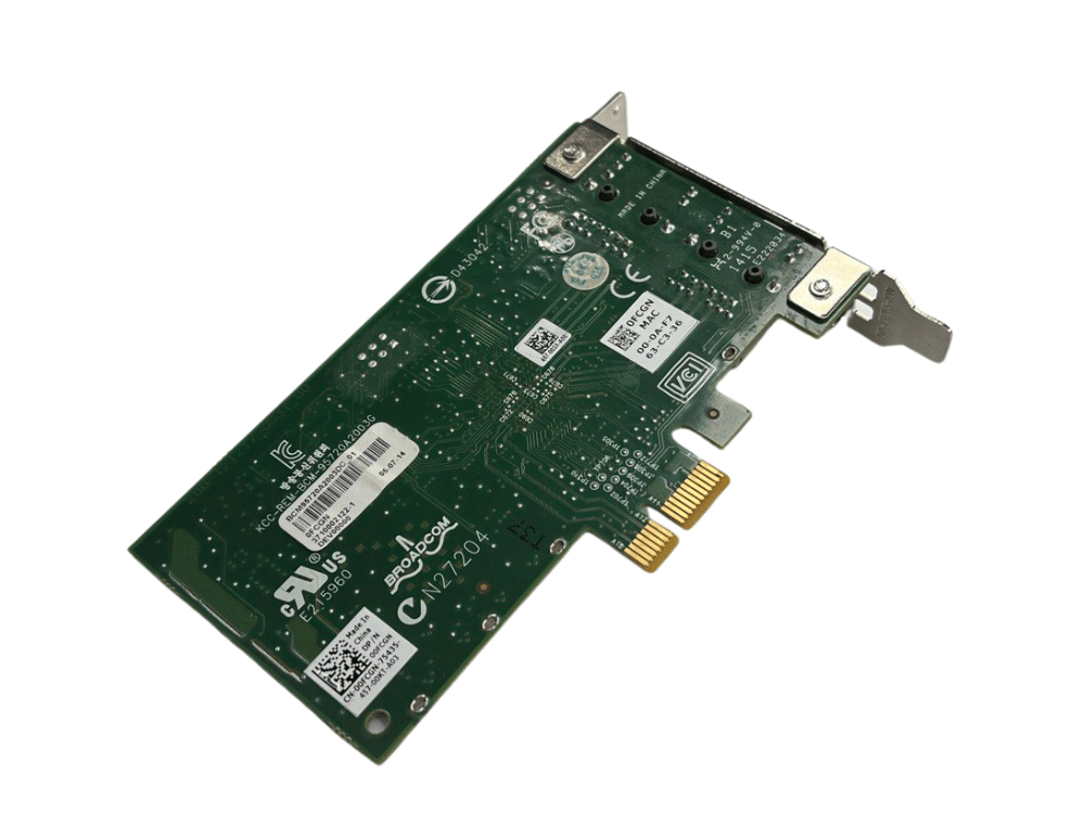 Alternative view of Placa de Rede RJ45 Dell Broadcom 5720 1Gb 2 Portas - 00FCGN