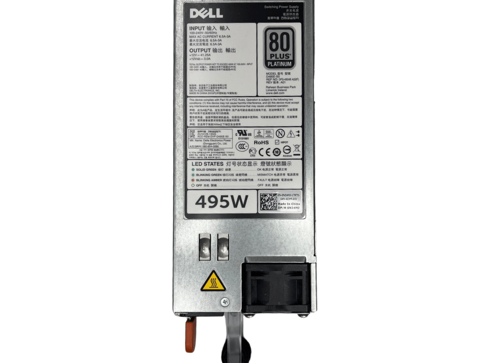 Alternative view of Fonte Servidor Dell D495E-S0 495W AC Hot Swap – 0N24MJ