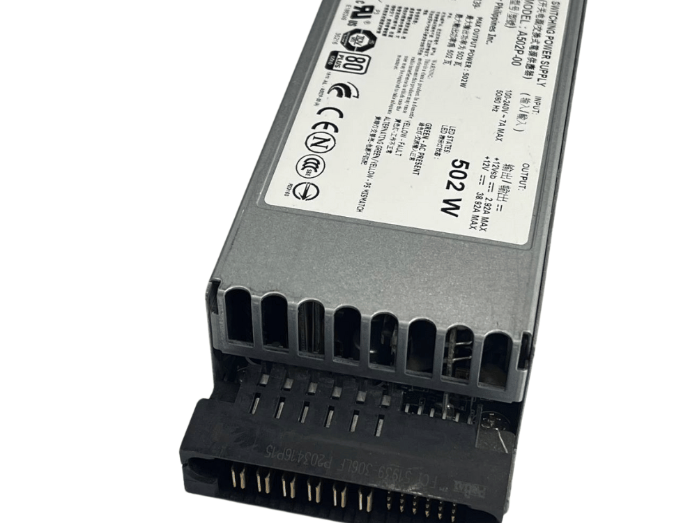 Alternative view of Fonte Servidor Dell A502P-00 502W AC Hot Swap – 0J38MN