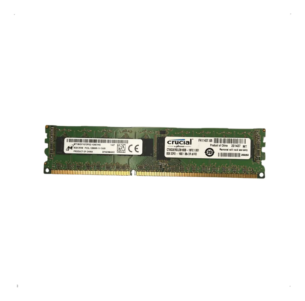 Memória Mícron PC3L 12800R 8Gb 2Rx8 - MT18KSF1G72PDZ-1G6E1HG - Imagem 3
