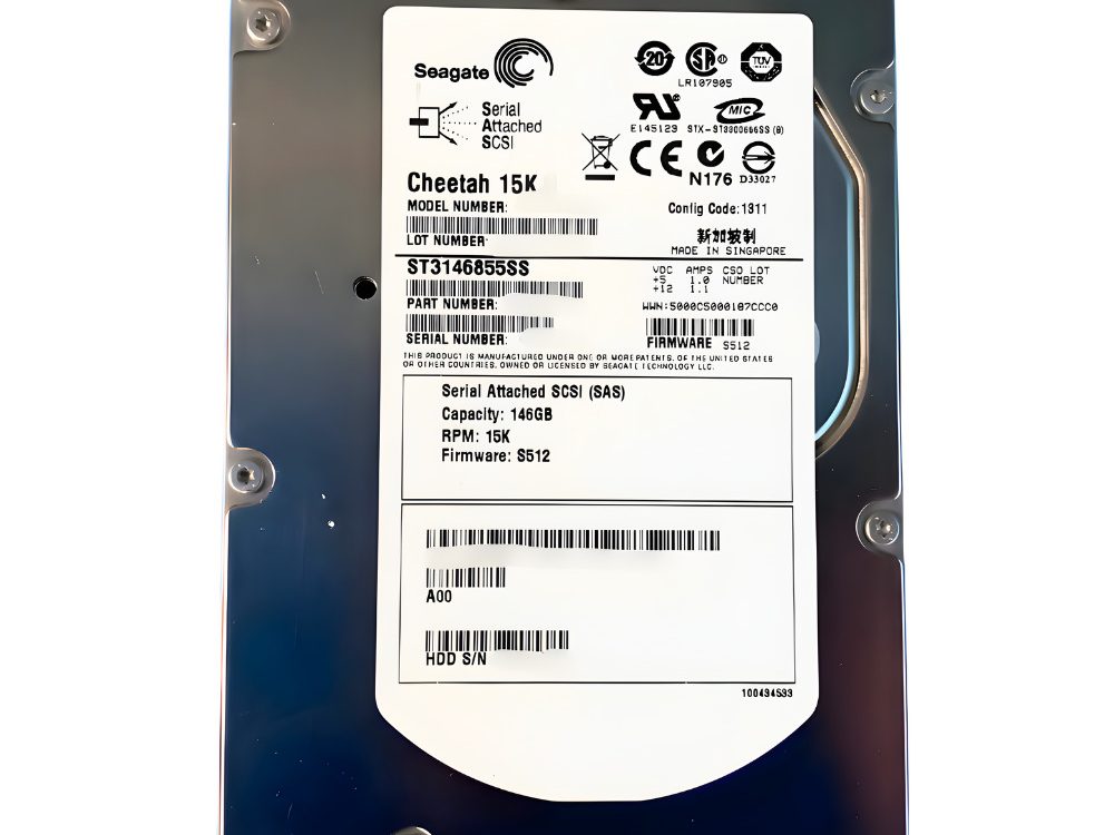 Disco Rígido Interno Seagate 146Gb 15K 3.5 SAS - 9Z2066-054
