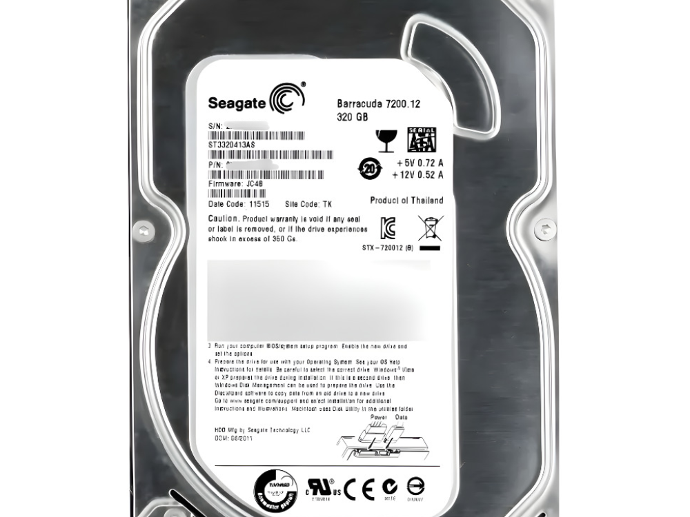 Disco Rígido Interno Seagate 320Gb 7.2 3.5 SATA - 9SL14C-023