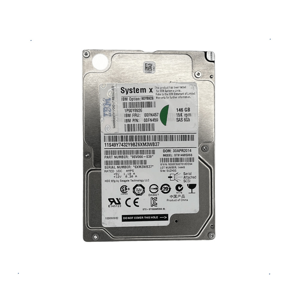 Disco Rígido Interno IBM 146Gb 15K 2.5 SAS - 1P90Y8926 - Imagem 3