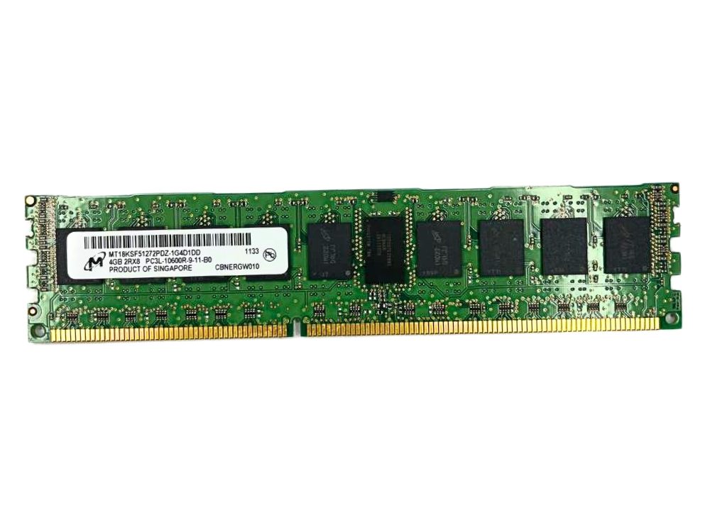 Alternative view of Memória Micron PC3L 10600R 4Gb 2Rx8 - MT18KSF51272PDZ-1G4D1DD