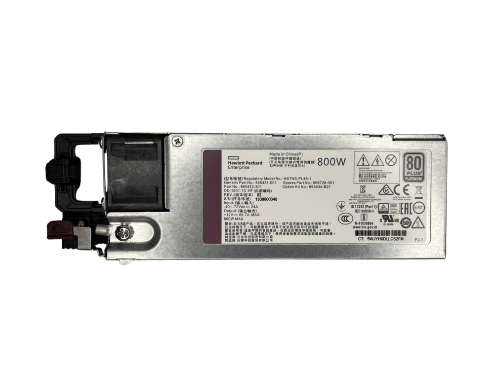 Fonte Servidor HP HSTNS-PL46-1 800W DC Hot Plug – 865432-201