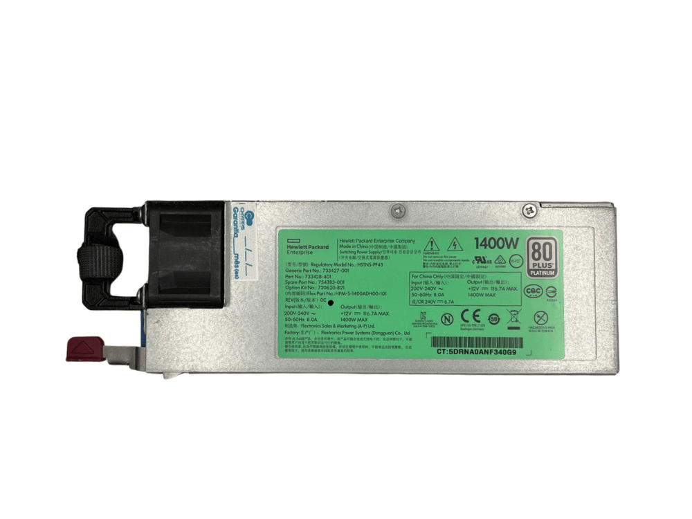 Fonte Servidor HP Dl360 Dl380 G9 1400W AC - 733428-401