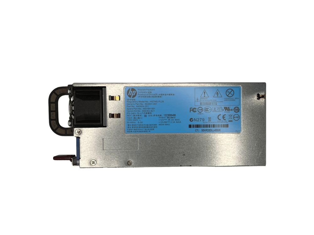 Fonte Servidor HP HSTNS-PL28 460W AC Hot Plug – 643954-201