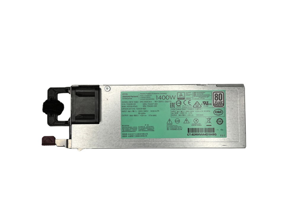 Fonte Servidor HP HSTNS-PD43 1400W AC Hot Plug – 733428-101