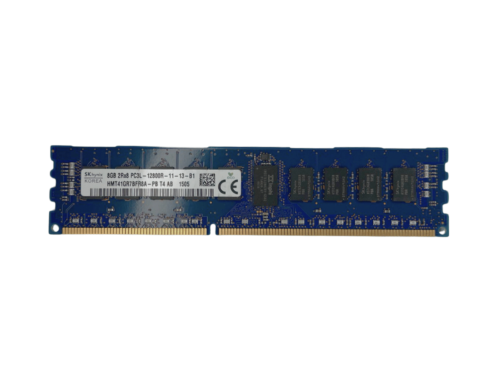 Memória SK Hynix PC3L 12800R 8Gb 2Rx8 - HMT41GR7BFR8A-PB