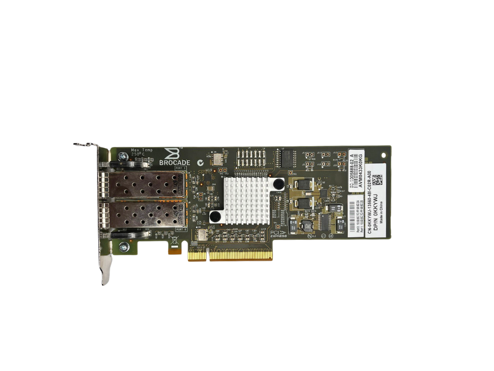 Alternative view of Placa de Rede SFP Brocade 825 8Gb 2 Porta - 0KKYWJ