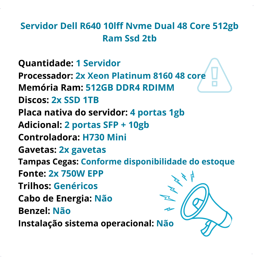 thumbnail image 2 of Dell PowerEdge R640 Server – 8x NVMe, 2x Intel Gold, 256GB RAM, 960GB NVMe SSD, Tested 2 of 4