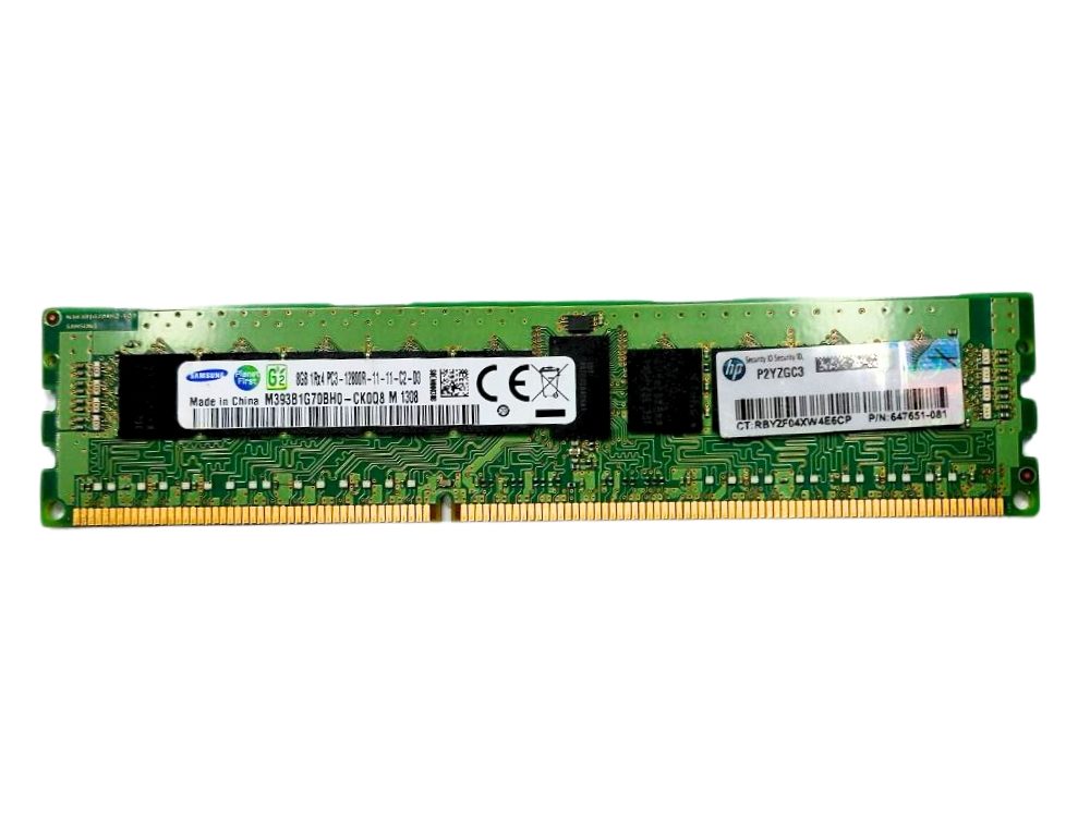 Memória Samsung PC3 12800R 8Gb 1Rx4 - M393B1G70BH0-CK0Q8