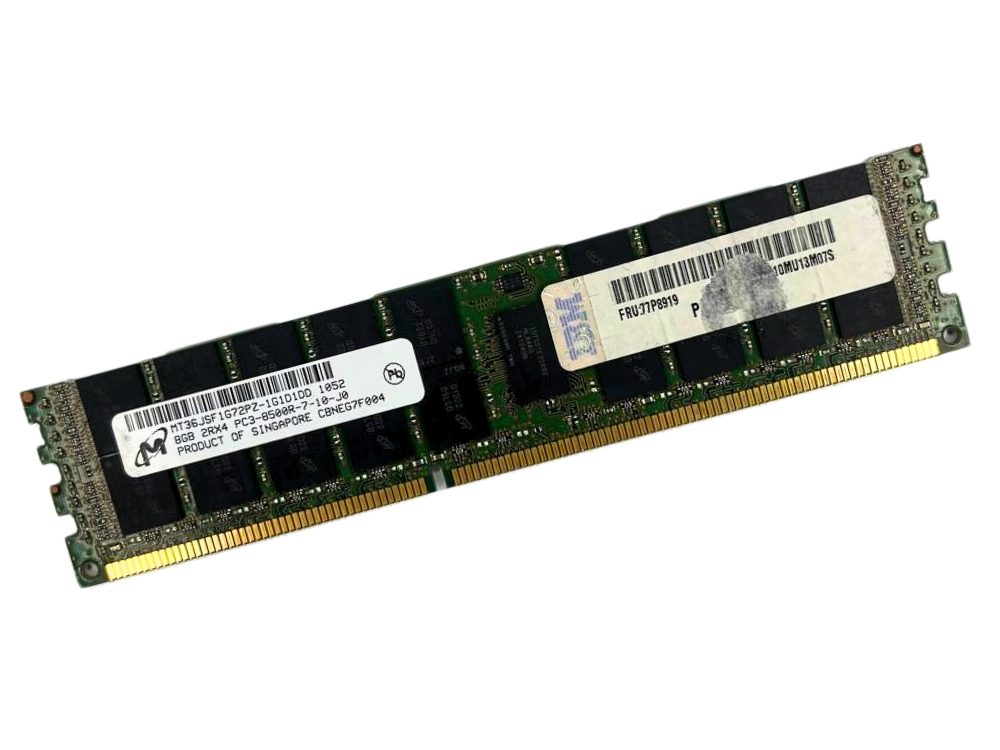 Memória Micron PC3 8500R 8Gb 2Rx4 - MT36JSF1G72PZ-1G1D1DD