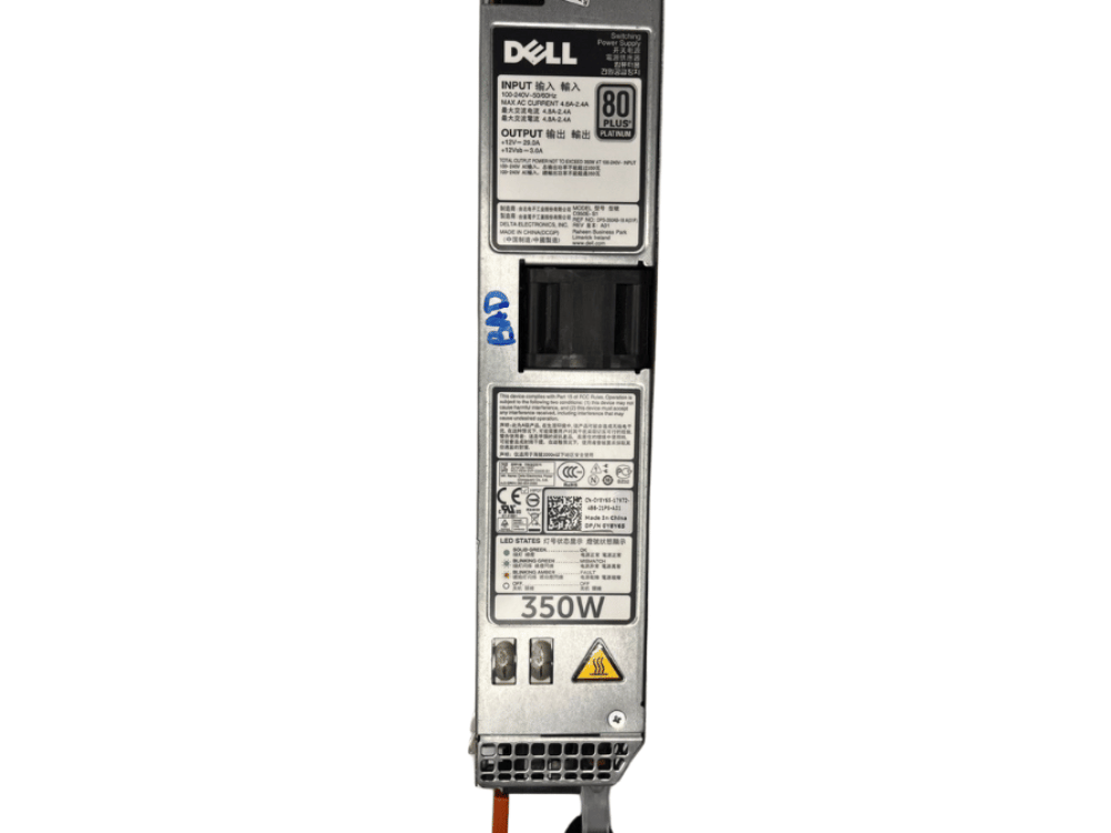 Fonte Servidor Dell D550E-S1 550W AC Hot Swap EPP – 06V43G