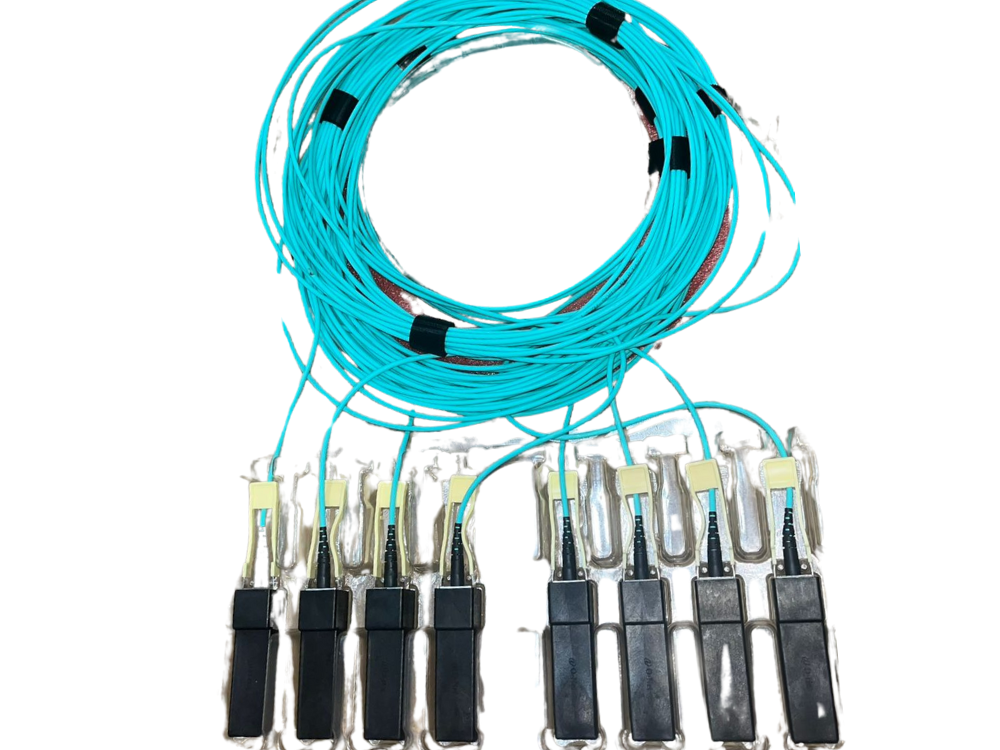 Kit c/ 4 Cordões Ópticos 100G QSFP 28 3Q4M15XX-01A - 10M