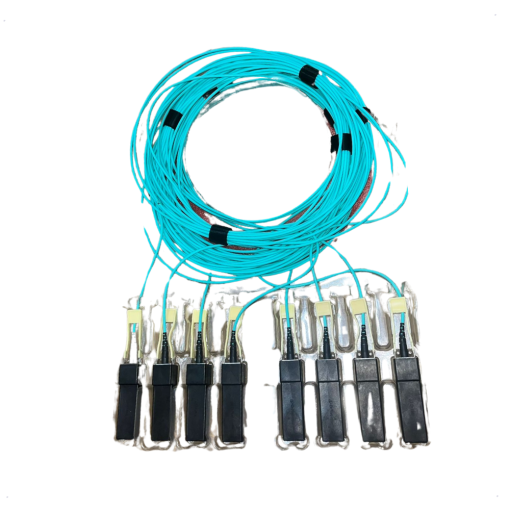Kit c/ 4 Cordões Ópticos 100G QSFP 28 3Q4M15XX-01A - 10M