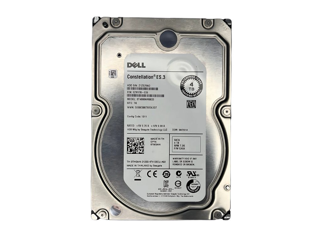 Disco Rígido Interno Dell 4Tb 7.2K 3.5 SATA - 9ZM170-036