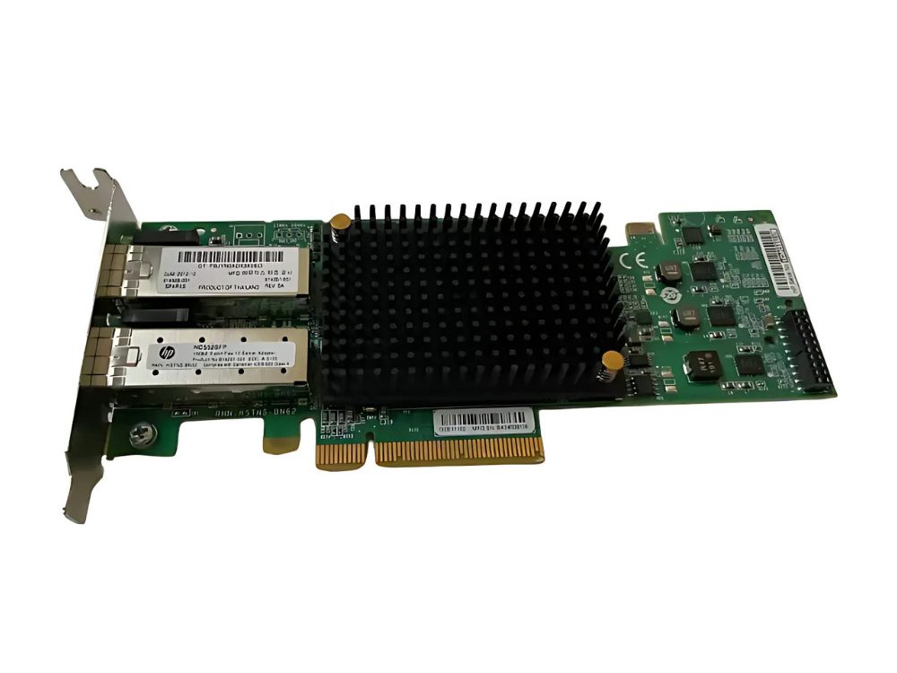Placa de Rede SFP HP 10Gb 2 Porta - HSTNS-BN62 - 614201-001