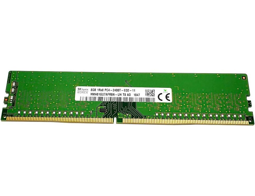 Memória SK Hynix PC4 8Gb 2400T-ED 1Rx8 - HMA81GU7AFR8N-UH