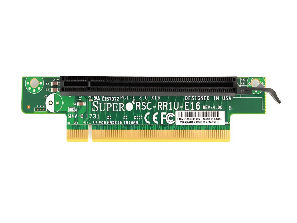 Placa Riser Supermicro 1x PCI-E x16 - RSC-RR1U-E16