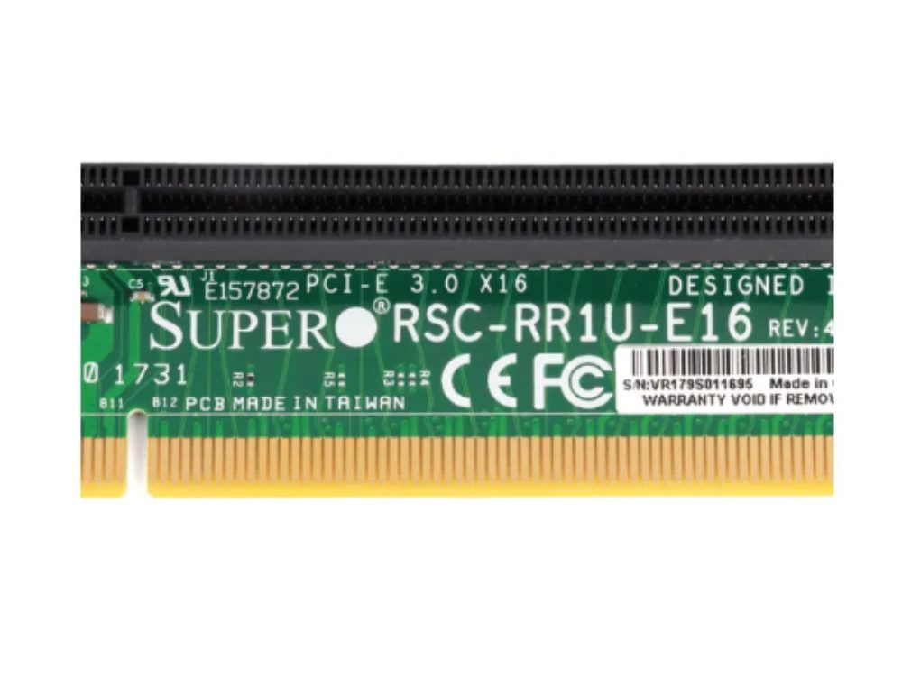 Alternative view of Placa Riser Supermicro 1x PCI-E x16 - RSC-RR1U-E16