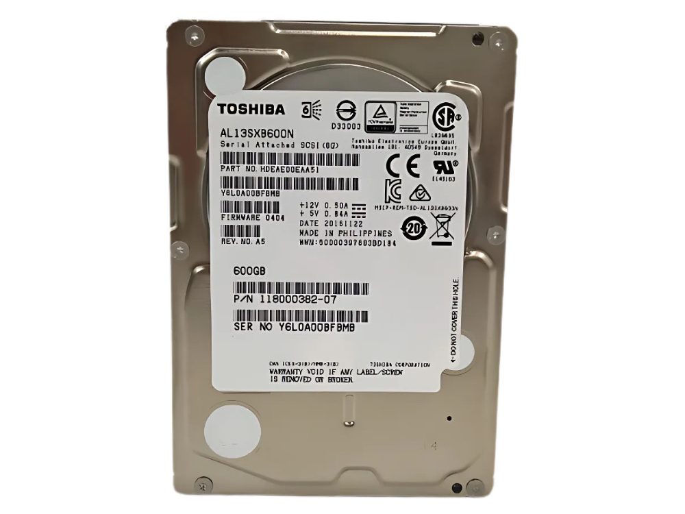 Disco Rígido Interno Toshiba 600Gb 10K 2.5 SAS - CA07173-B40900BA