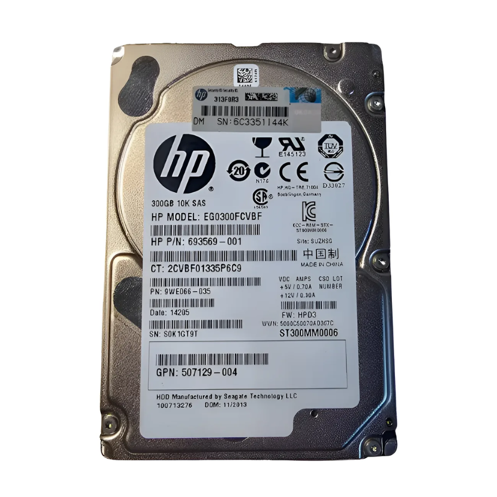 Disco Rígido Interno HP 300Gb 10K 2.5 SAS - 0B26026 - Imagem 3