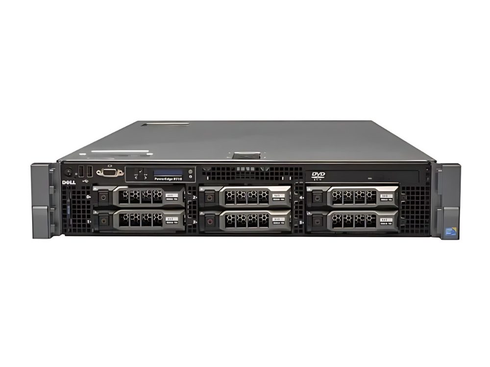 Servidor Dell R710 6 LFF 8 Core 16Th 64GB DDR3 SSD 500GB