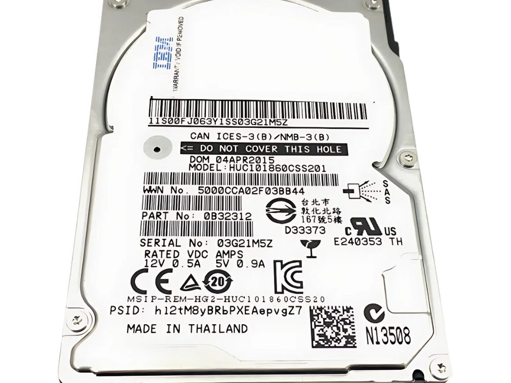 Disco Rígido Interno IBM 600Gb 10K 2.5 SAS - 0B25647