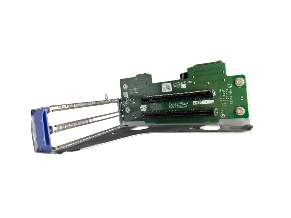 Placa Riser Dell PowerEdge R750 R760 2x PCIe x16 - 0TJCX9 + Gaiola - 08PXM1