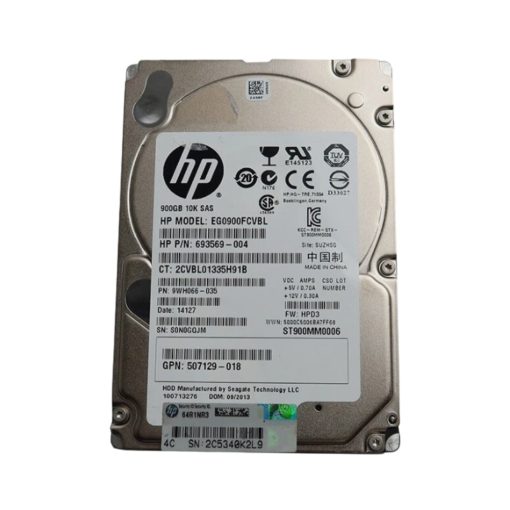 Disco Rígido Interno HP 900Gb 10K 2.5 SAS - 693569-004