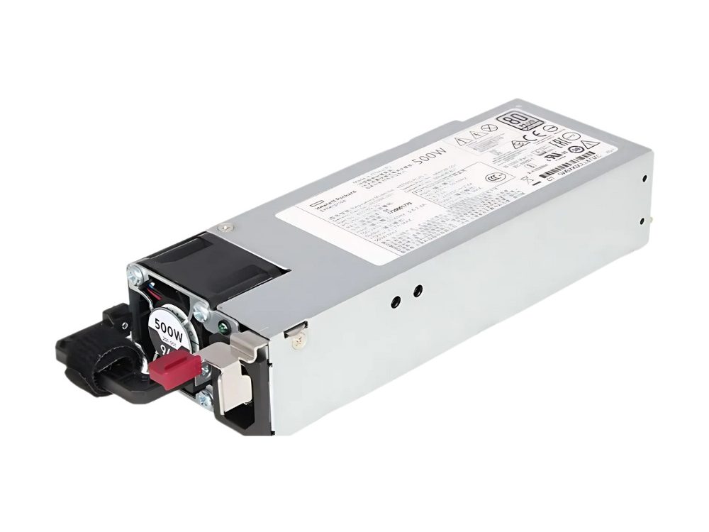 Alternative view of Fonte Servidor HP HSTNS-PC40-1 500W AC Power Supply - 865399-501