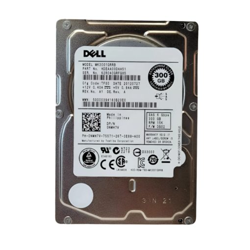 Disco Rígido Interno Dell 300Gb 10K 2.5 SAS - 0MTV7G
