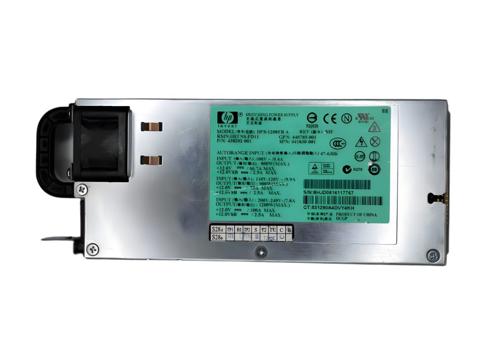 Fonte Servidor HP 1200w DPS-1200FB A - 438202-001 - 438202-002