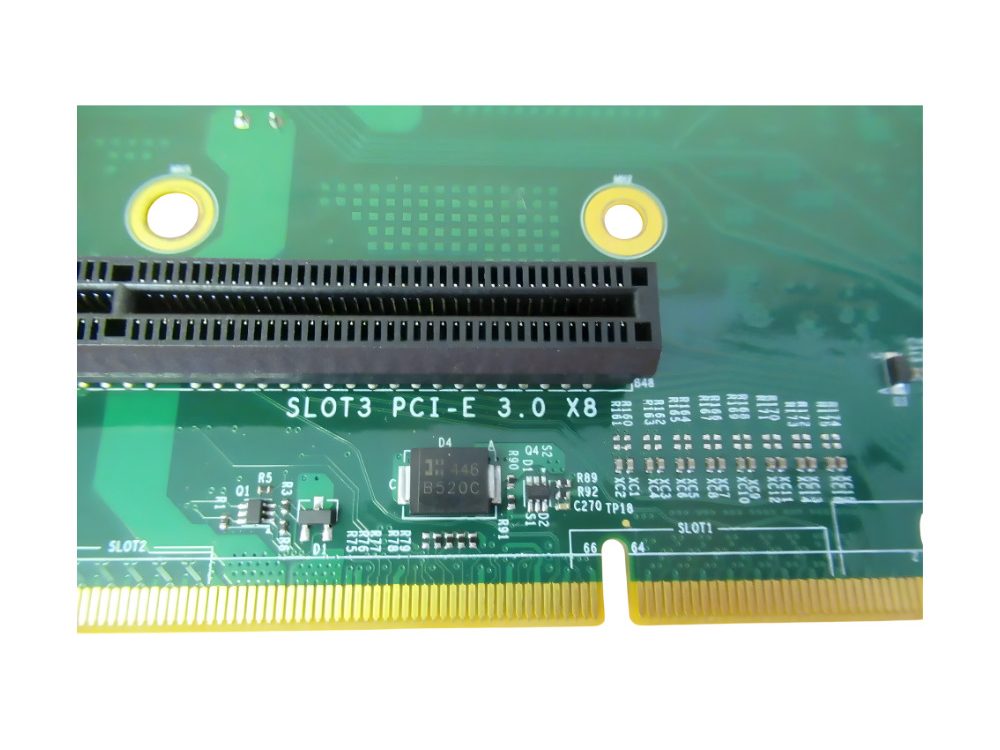 Alternative view of Placa Riser SuperMicro 4 Portas 10GBase-T PCIe 3.0 x8 X540 - AOC-2UR6-I4XT