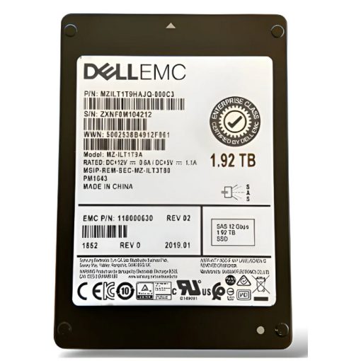 Disco Solido interno Dell EMC 1.92Tb 12Gb SAS - MZILT1T9HAJQ-000C3